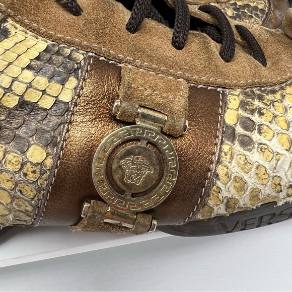 VERSACE PYTHON SNEAKERS - Picture 2 of 12
